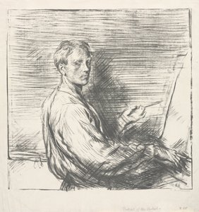 アーティストの肖像、1号、1905年。 作： Charles Haslewood Shannon