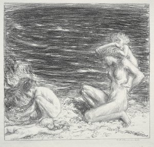 海とそよ風、1894。 作： Charles Haslewood Shannon