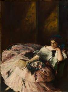 ミス・キャスリーン・ブルースの国際舞踏会の記念品、1907年。