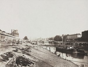 ポン・ド・ラ・コンコルドからの眺め（1852年 作： Charles Henri Plaut