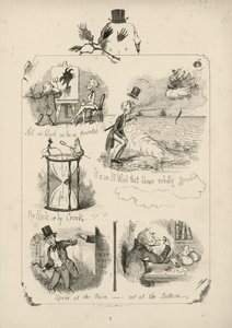 チャールズ・H・ベネット著「絵で見ることわざ」からのページ