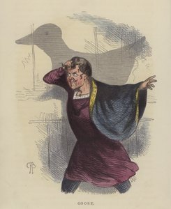 グース（彩色済み彫刻 作： Charles Henry Bennett