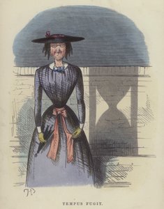 テンパス・フュージット（彩色済み彫刻 作： Charles Henry Bennett