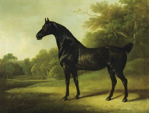 森の中のベイホース 作： Charles Henry Schwanfelder