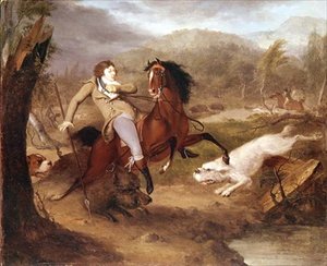 イノシシ狩り 作： Charles Henry Schwanfelder
