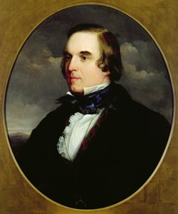 ジョージ・リンリーの肖像（1798-1865）（キャンバスに油彩）