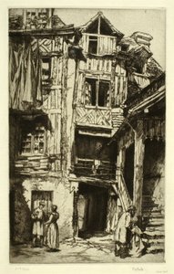 リジューの中庭 作： Charles Henry White