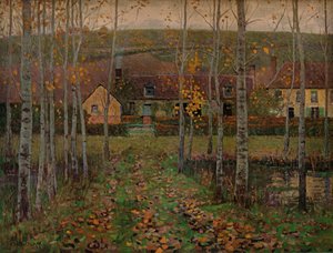 残留葉、1901、1906 作： Charles Herbert Eastlake