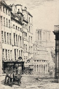 「Rue de la Montagne-Ste Genevieve」、1915 作： Charles Heyman