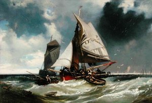 搬入の様子 作： Charles Hoguet