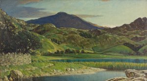 Watendlath Tarn、ケズィック近郊、1919年 作： Charles John Holmes