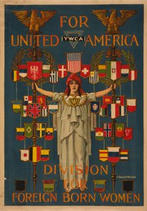 Para a América Unida, divisão da YWCA para mulheres nascidas no exterior 作： Charles Howard Walker
