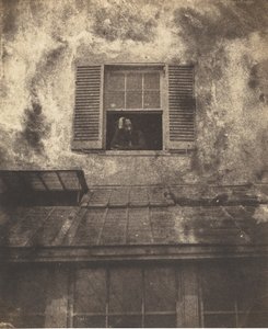 窓辺のオーギュスト・ヴァクリエ、マリーンテラス、c。 1853年。作成者: シャルル・ユゴー、オーギュスト・ヴァクリ。 作： Charles Hugo, Auguste Vacquerie