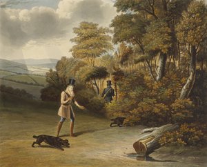 1827年10月1日（手塗りのアクアチント） 作： Charles Hunt