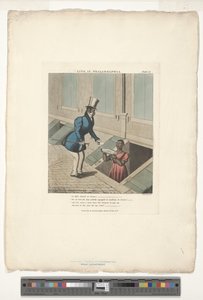 フィナデルフィアのエドワードW.クレイ（1799-1857）から改作された、Mifs Dinahのプレート番号11の20を呼び出す 作： Charles Hunt