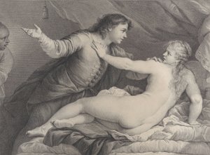 ターキンとルクレティア、1752年。 作： Charles Hutin