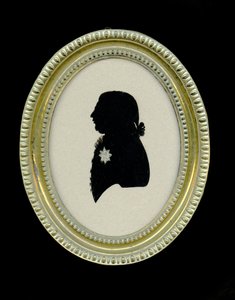 ジョージ3世のシルエット（1738〜1820年）、1796-98年頃 作： Charles I Rosenberg