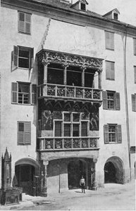 黄金の屋根。インスブルック、c1913 作： Charles J. S. Makin