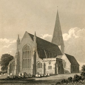 ホーシャム教会、1835年。 作： Charles J. Smith
