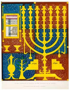 イスラエルの幕屋の神聖な家具と器、15世紀、1840 作： Charles J. Smith