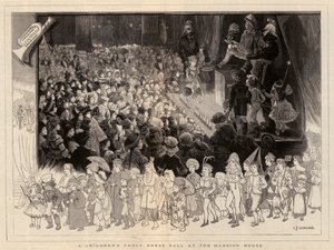 マンションハウスでの子供の仮装舞踏会 作： Charles J. Staniland