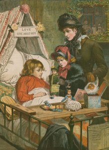 クリスマスは来るが年に1回：エヴェリーナ病院の様子 作： Charles J. Staniland