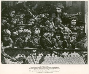 前に座れ！労働者階級の子供たちが劇場に紹介されます 作： Charles J. Staniland