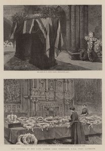後期アルフレッド卿テニーソンの葬儀、DCL、詩人受賞者 作： Charles J. Staniland