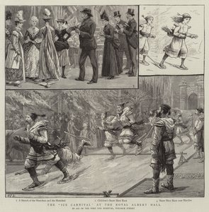 ロイヤルアルバートホールのアイスカーニバル 作： Charles J. Staniland
