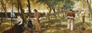 Twine Walk、ローストフト、1876 作： Charles J. Staniland