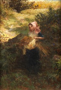 牧草地から新鮮、1863 作： Charles James Lewis