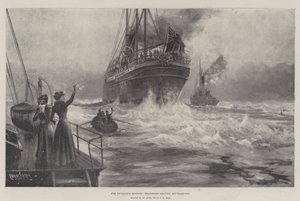 イギリスの名誉のために、サウサンプトンを出発する輸送 作： Charles John de Lacy
