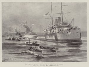 コルニロフ湾におけるHMSボナベンチャーの孤立 作： Charles John de Lacy