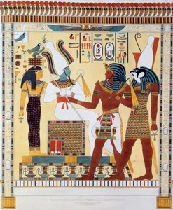 1820-1822年、G・ベルゾーニによって発見された、テーベの王たちの墓の壁画