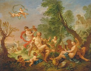 バッカナル、1747年頃 作： Charles Joseph Natoire