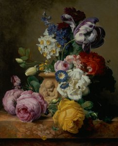 花の静物 作： Charles Joseph Node