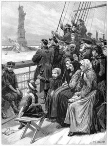 「新世界に入る」、1892 作： Charles Joseph Staniland