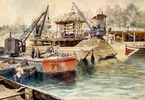 パリメトロの建設 作： Charles Jouas