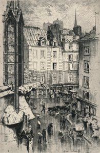 ガランデ通り、1915 作： Charles Jouas