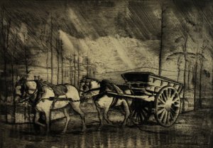 平和--嵐の中で--フランダース 作： Charles L. Morgan