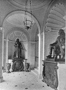 大理石の階段」（モノクロ写真 作： Charles Latham