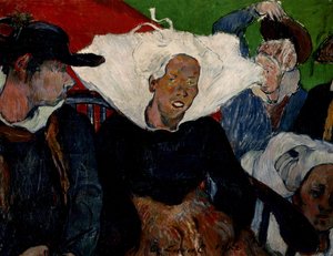 Going to Market、ブルターニュ、1888 作： Charles Laval