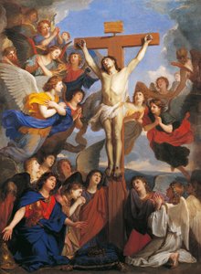 シャルル・ル・ブラン（1619-1690）作「天使のいる十字架」1660年頃
