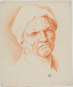 老人の頭 作： Charles Le Brun