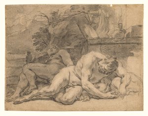 夜 作： Charles Le Brun