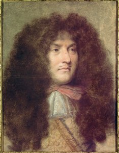ルイ14世（1638-1715）の若き日の肖像。シャルル・ルブラン（ル・ブラン）（1619-1690）の作品 作： Charles Le Brun