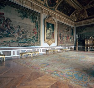 ヴェルサイユのサロン・ド・マルス、17世紀 作： Charles Le Brun