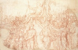 コンスタンティヌス帝の勝利、 作： Charles Le Brun