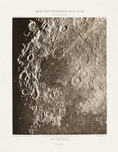 月の写真チャート、プレートII.A（Carte photograph de la lune, planche II.A）、9月13日 作： シャルル・ル・モルヴァン