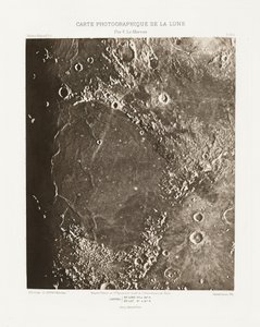 月の写真チャート、プレートIX.A（月の写真チャート、プレートIX.A）、10月21日 作： シャルル・ル・モルヴァン